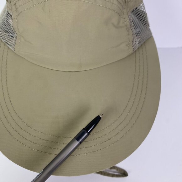 Broner Hat Long Bill Nylon Mesh Fly Fishing Hiking Outdoor Khaki Adjustable Mens - Picture 7 of 14